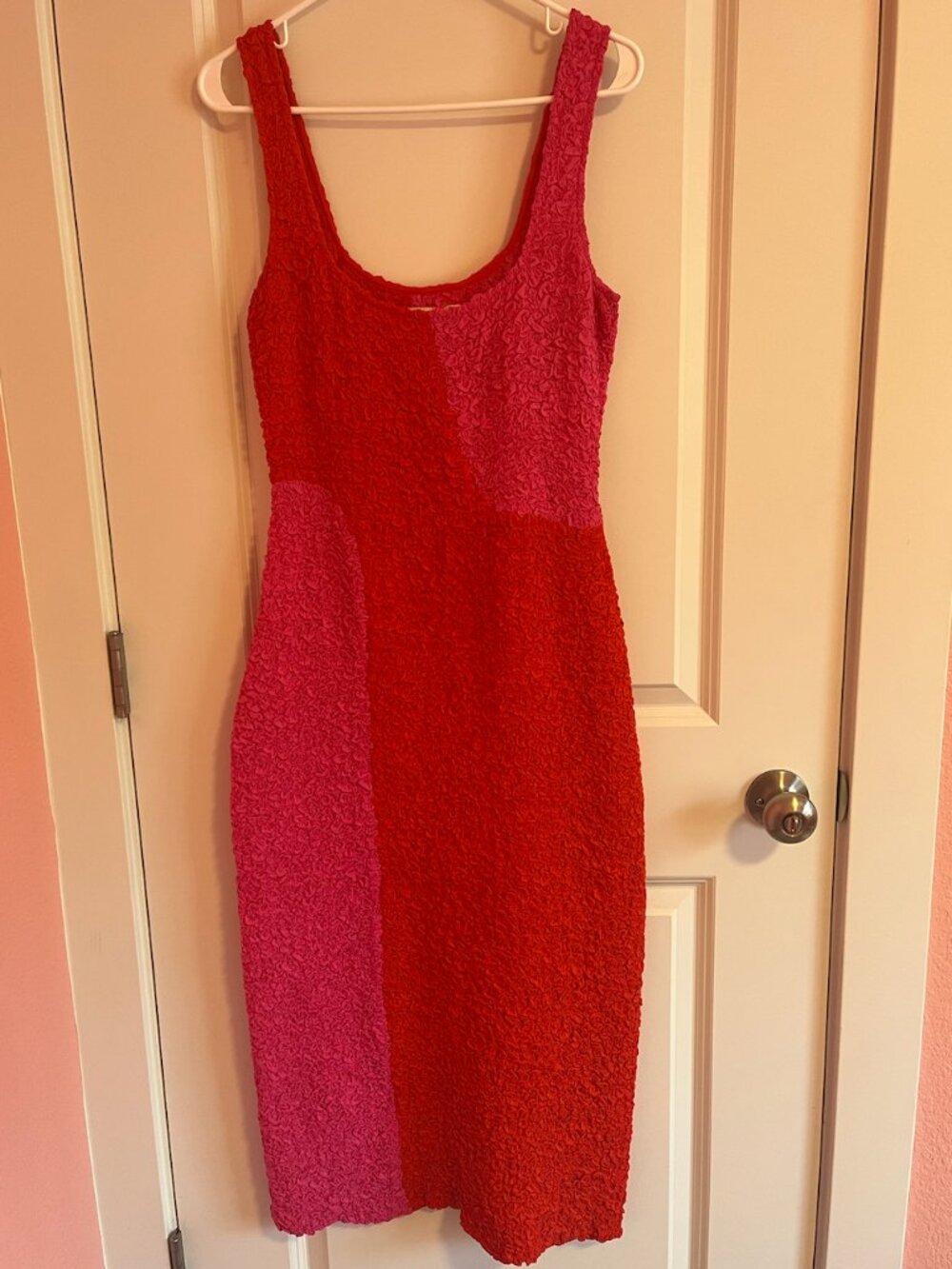 Mara Hoffman Pink & Red Sloan Dress